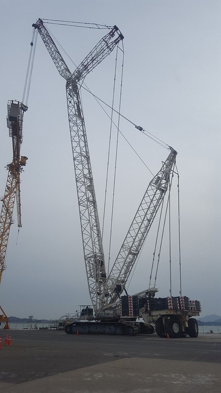 850톤 크롤라크레인