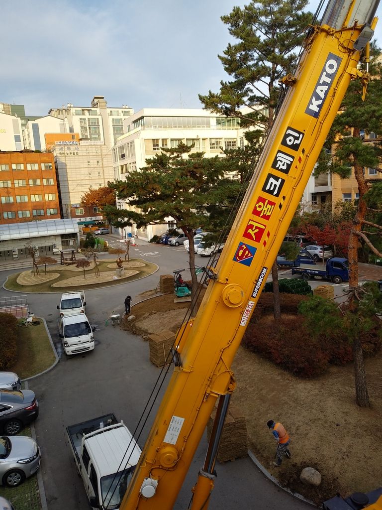 영등포구청 컨테너 3층 투입